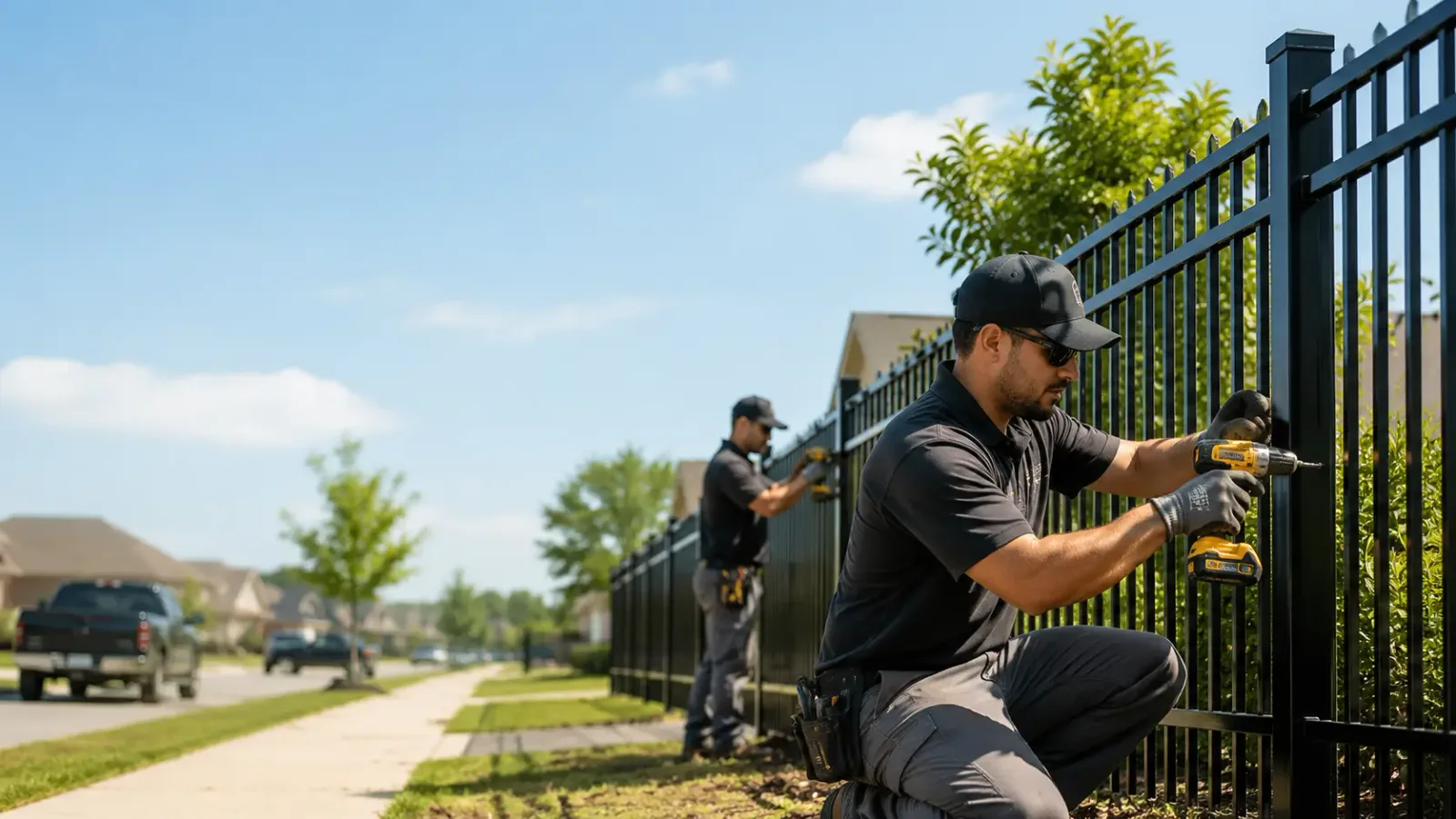 Metal Fence Installation in Aubrey, AR